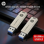 Metal USB Flash Drive 32GB 64GB 128GB 256GB High-Speed Data Storage Gift