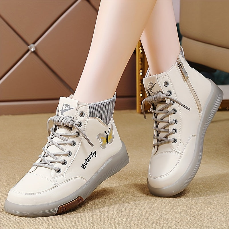 Women's Casual Ankle Boots Leather Versatile Comfortable