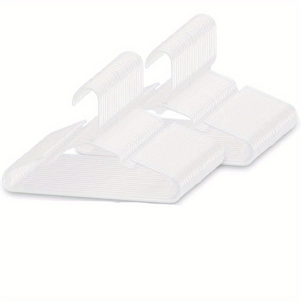 Kids Hangers Set of 20 or 40 Non-Slip Plastic Nursery Closet Organization for Boys and Girls