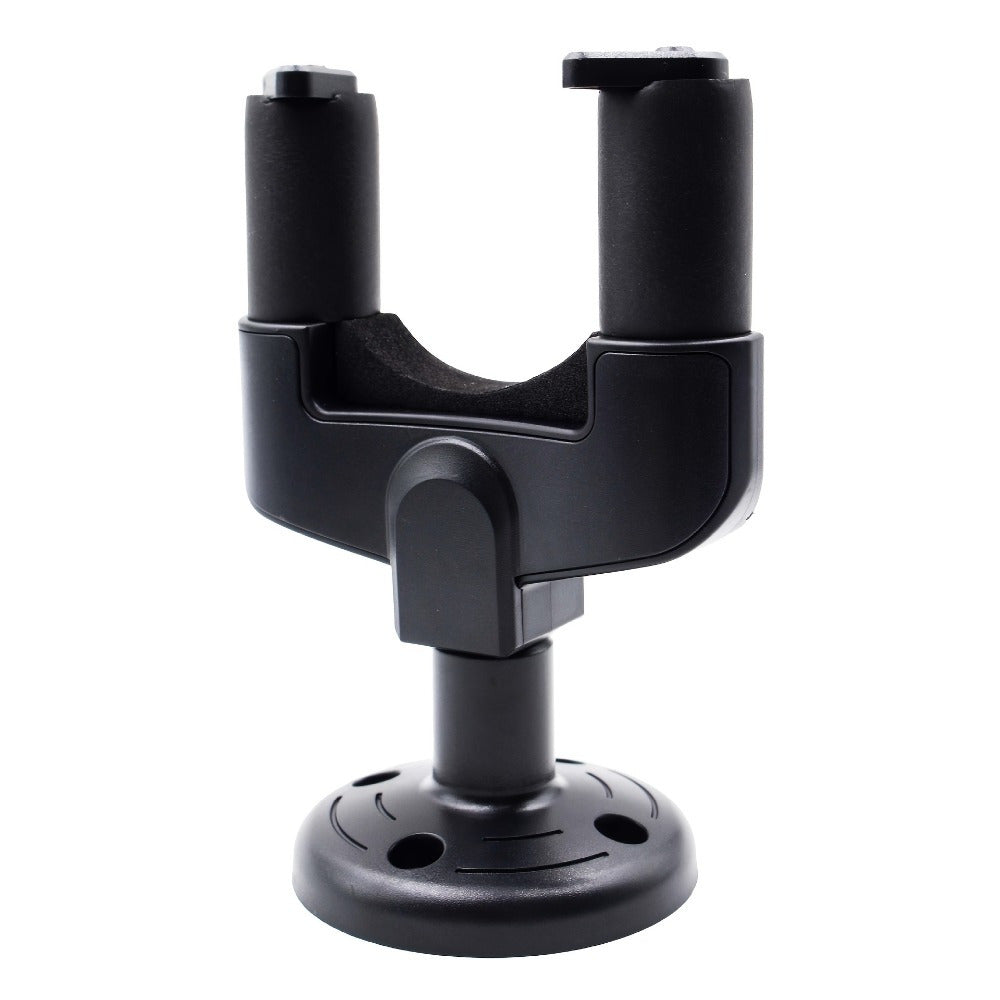 Soporte de pared en ABS negro para guitarra y violín, con gancho de 13cm