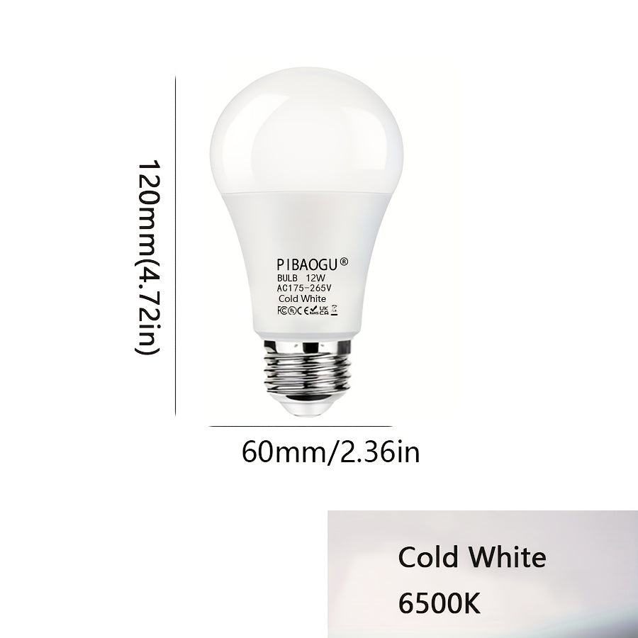 Pack de 10 bombillas LED E27 12W Blanco cálido, Blanco frío, Blanco neutro Iluminación interior