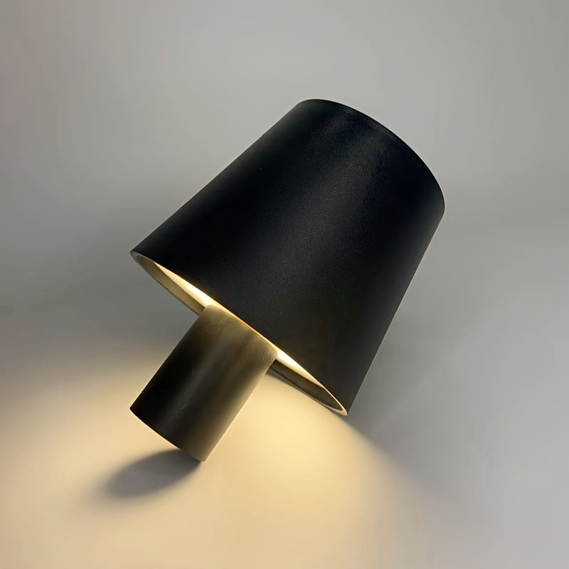 Portable Dimmable LED Bottle Lamp with Touch Control and USB Rechargeable for Home and Office