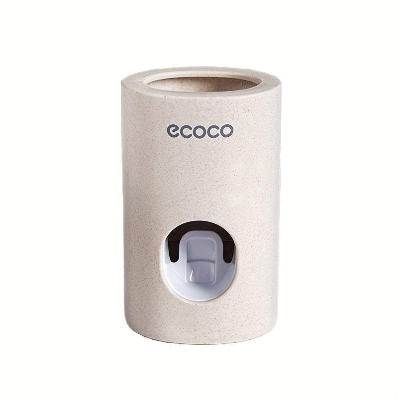 Hammomda o'z-o'zidan yopishadigan tish pastasi dozatori oq, oson olib tashlash va yuvish uchun