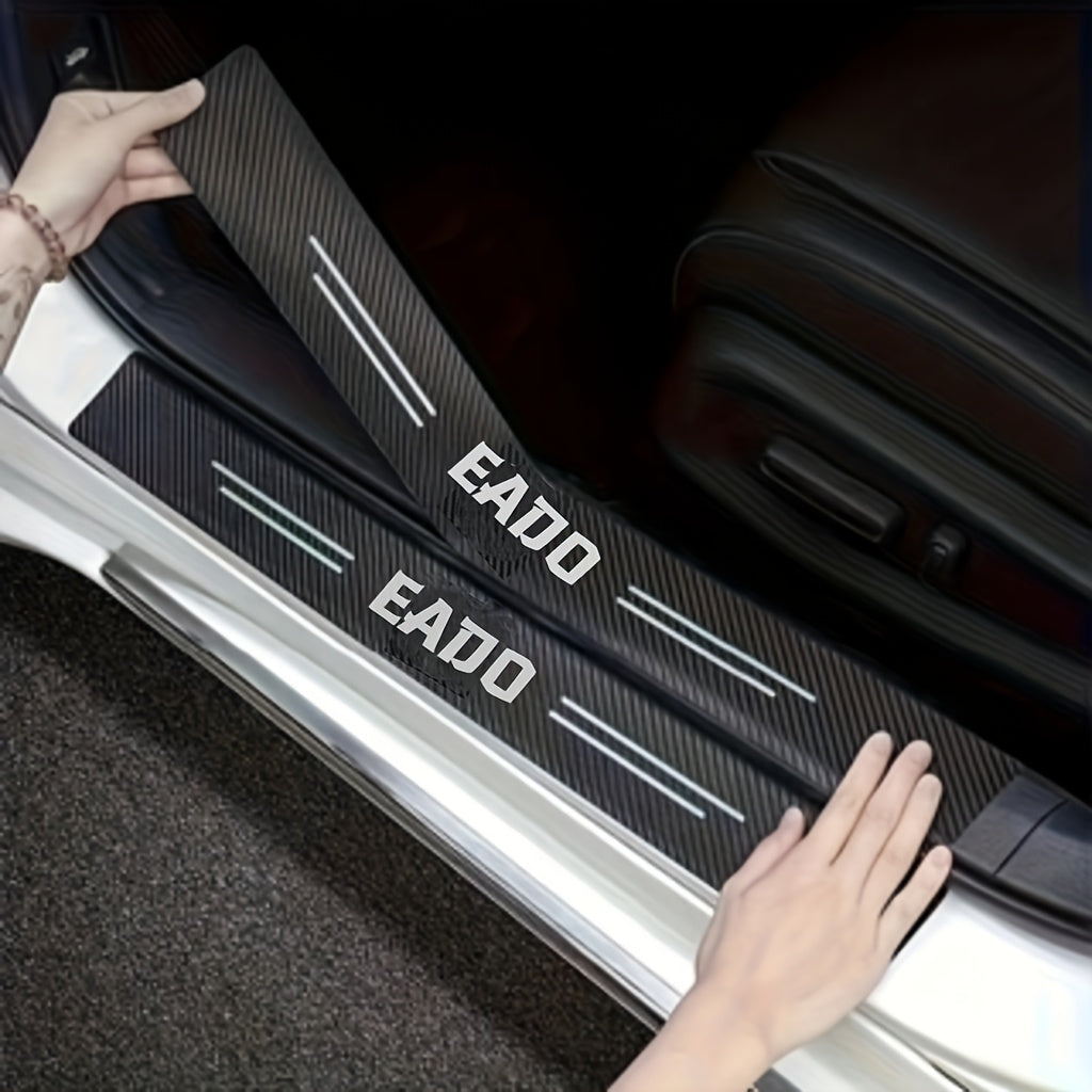 5-Donali PVC Avtomobil eshigi pastki qismi himoya qoplamasi orqa bumper vinil stiker himoya qiluvchilar