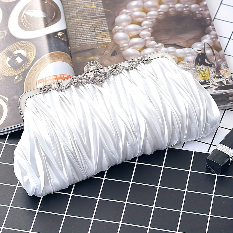 Женская сумка-клатч для вечера, свадьбы, невесты, через плечо, на плечо, платье