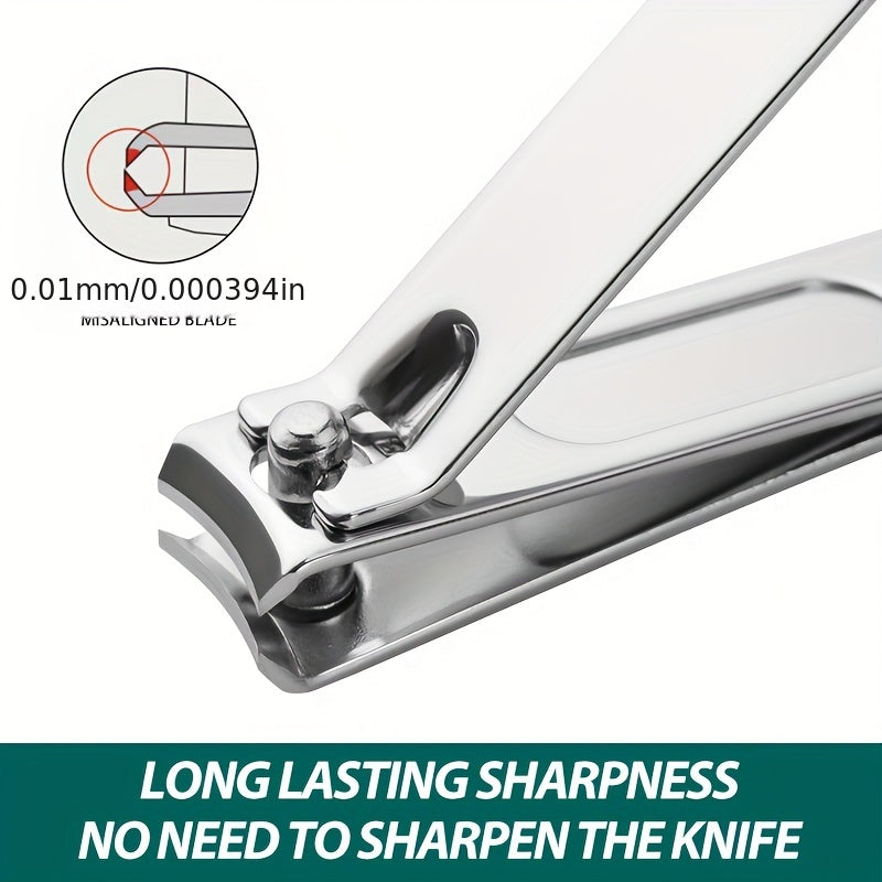 19-Donali zanglamaydigan po'latdan tayyorlangan shaxsiy parvarish to'plami, manikyur qirqish uchun va sayohat uchun quti bilan