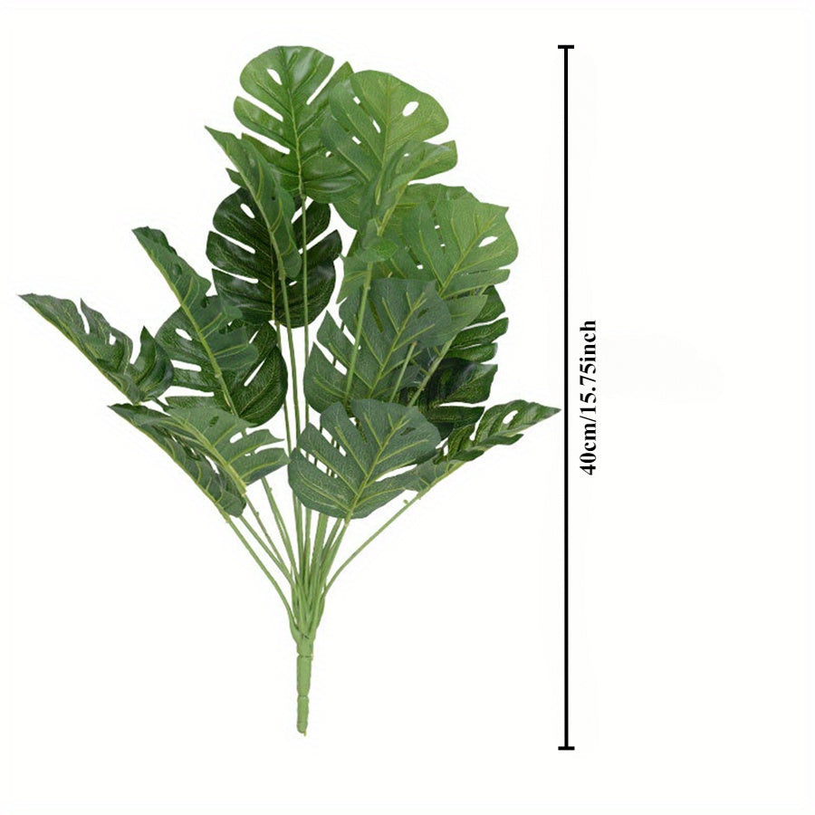 Small Artificial Floor Plant for Home Office Decoration PVC Indoor No Flowers