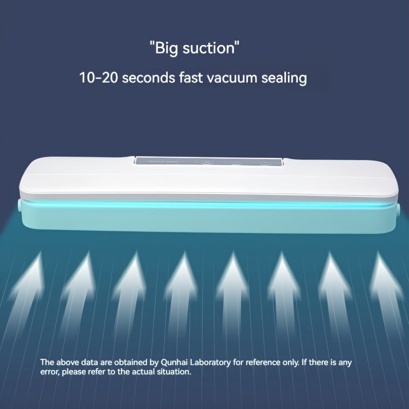 Yevropa Standarti Kichik Portativ Vacuum Qoplash Mashinasi, ichida kesgich bilan, yangi saqlash va siqish qadoqlash uchun, Vacuum Qoplash Sumkasi bilan birga