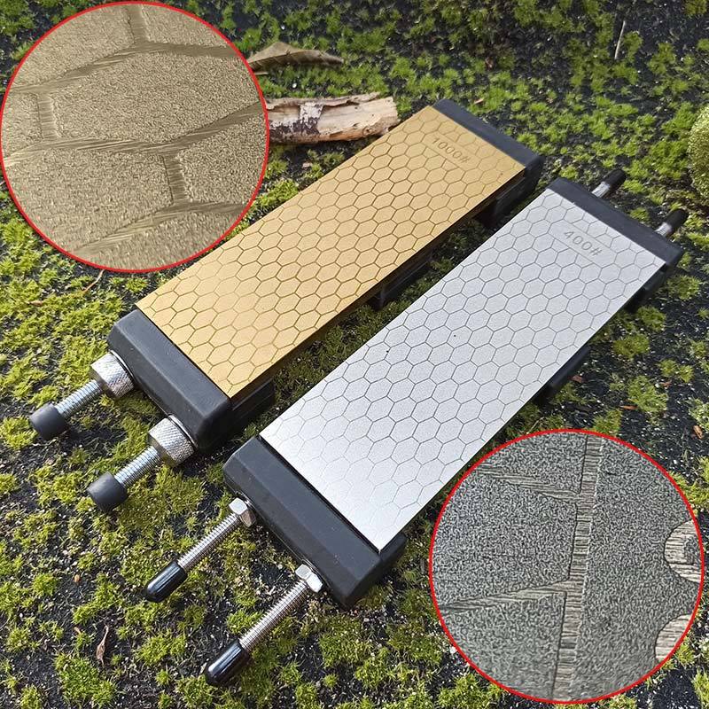 Oshxona pichog'lari uchun olmosni qirqish toshi, ikki tomonlama, 200/1200 qum, qo'lda ishlov berish asbobi