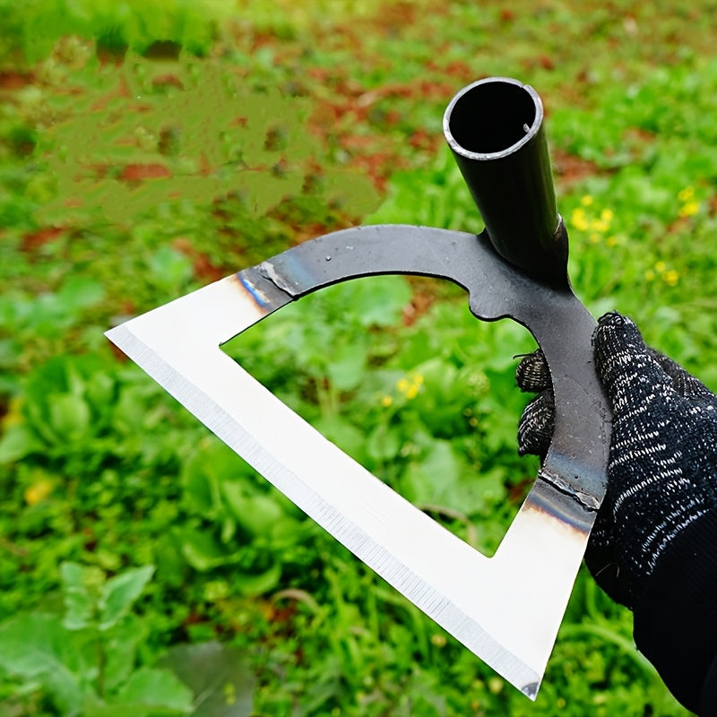 Все-сталь безрукоятная прополочная мотыга 14 см с утолщённым пиловым лезвием