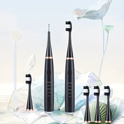 Electric Toothbrush Set with 5 Brush Heads, USB Rechargeable, Soft Bristles
