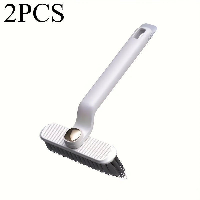 Set of 2 Versatile Cleaning Brushes for Shower, Glass, and Windows