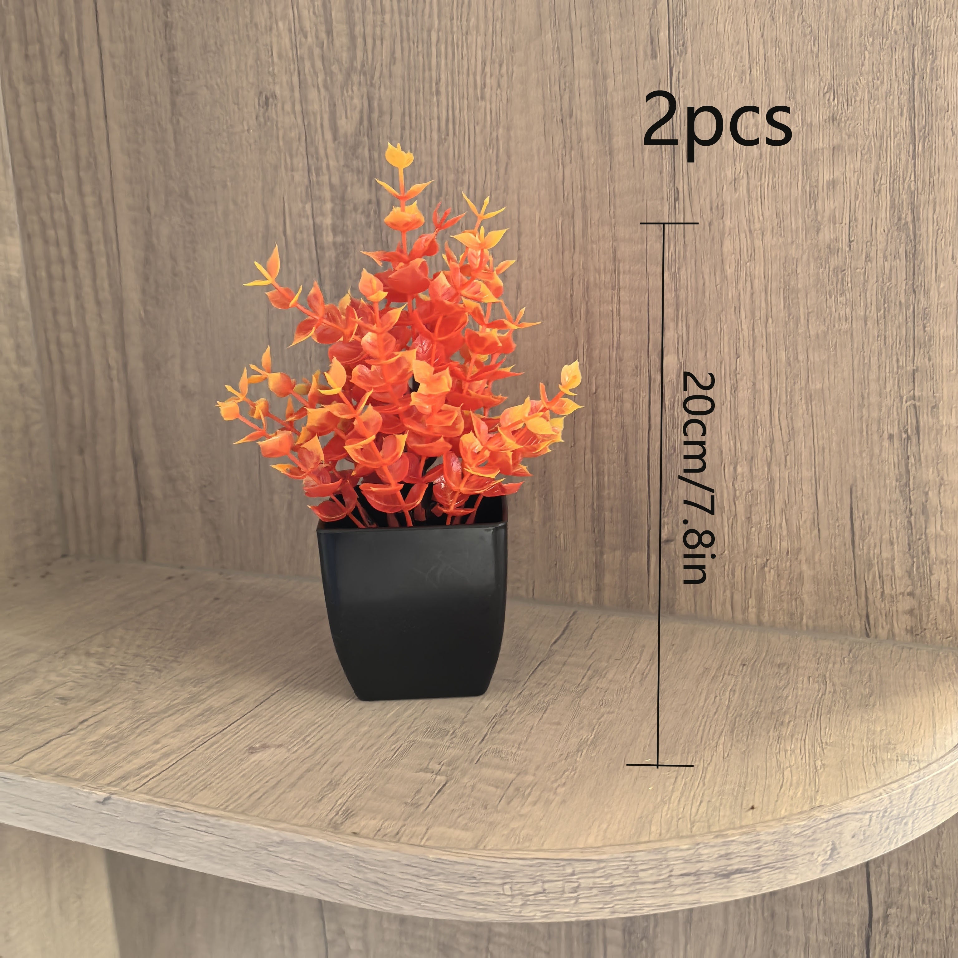 Artificial Plants Mini Eucalyptus and Grass Potted Decor for Home Office