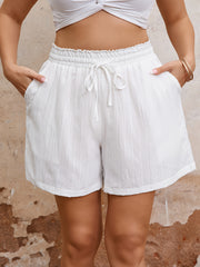 Men's Polyester Track Shorts Solid Color Loose Fit All Seasons