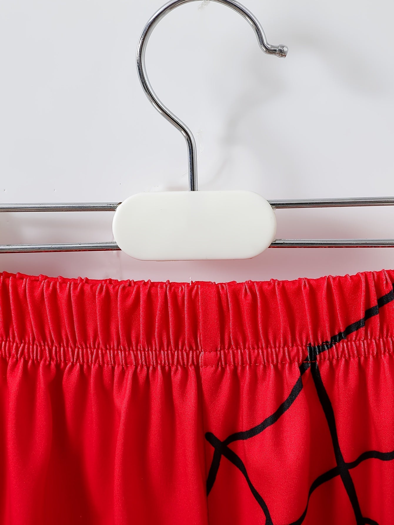 Kids Boys Spider Graphic Print T-Shirt and Shorts Set for Summer Comfort