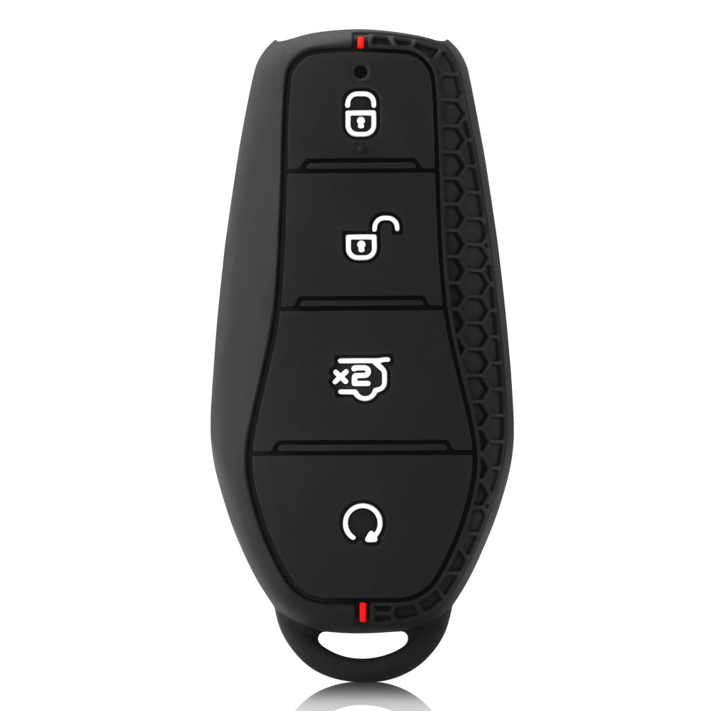 Silicone Key Fob Cover for EV Remote 4-Button Protective Case for Auto