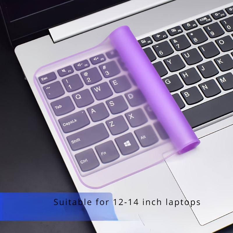 Silicone Waterproof Dustproof Keyboard Protector for 30.48-35.56 cm Laptops