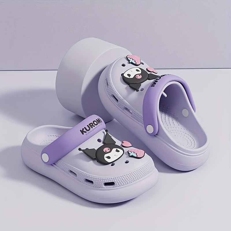 Kids' Summer Non-Slip Hole Sandals for Boys and Girls EVA Cartoon Design