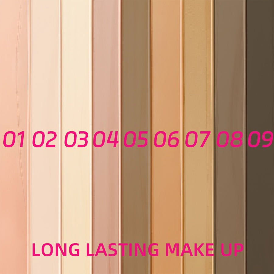 Women Full Coverage Concealer Waterproof Long Lasting Liquid Foundation for Dark Circles