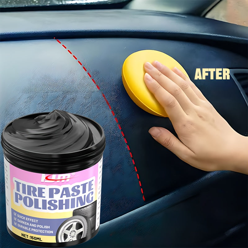 Cera renovadora de arañazos de plástico para neumáticos y molduras 150ml