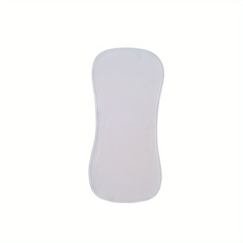 Set of 3 Plain Color Baby Burp Cloths and Bibs for Newborns