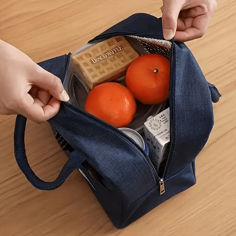 Insulated Waterproof Food Storage Bag with Adjustable Size for Travel and Picnic