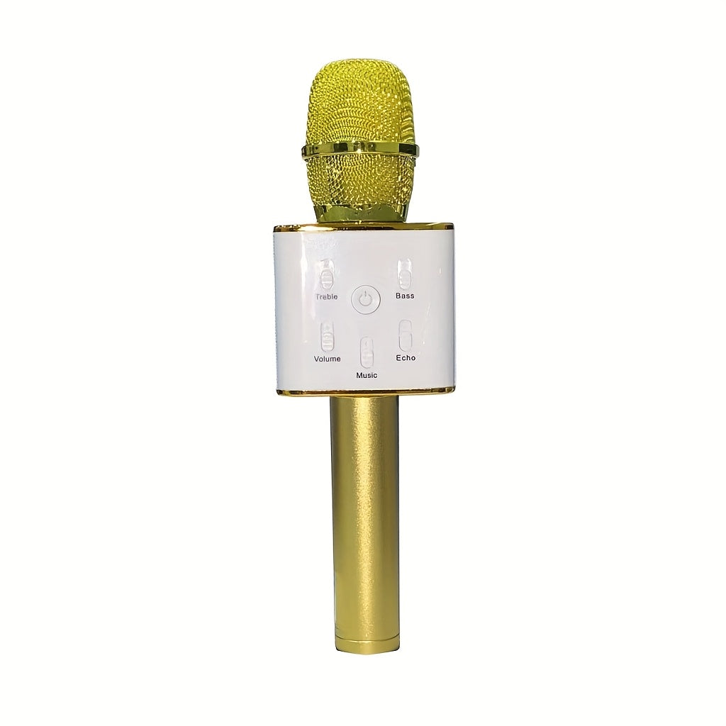 Micrófono de karaoke inalámbrico con batería recargable USB-C de 1200mAh portátil para fiestas