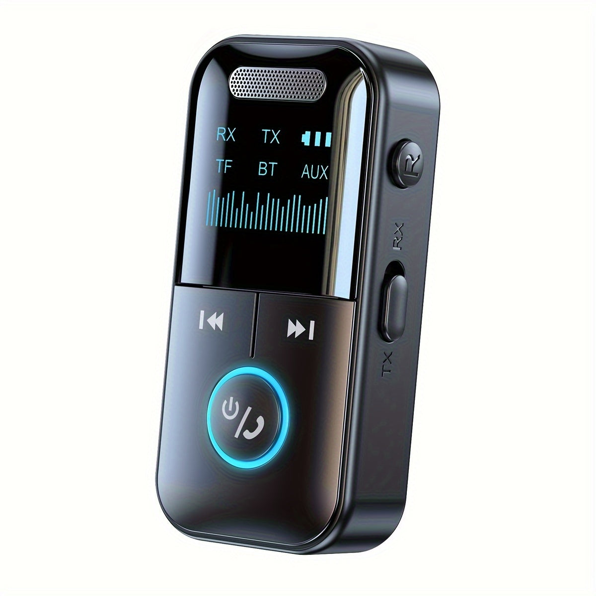 JaJaBor AUX Adapter: Uy stereo dinamiklari uchun simsiz 2in1 uzatgich va qabul qiluvchi, qoʻlni bo'sh qo'yish funksiyasi va yo'qotishsiz MP3 pleer.