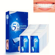 Teeth Whitening Strips 7/14 Pack 5D Oral Care Travel Safe Whitening