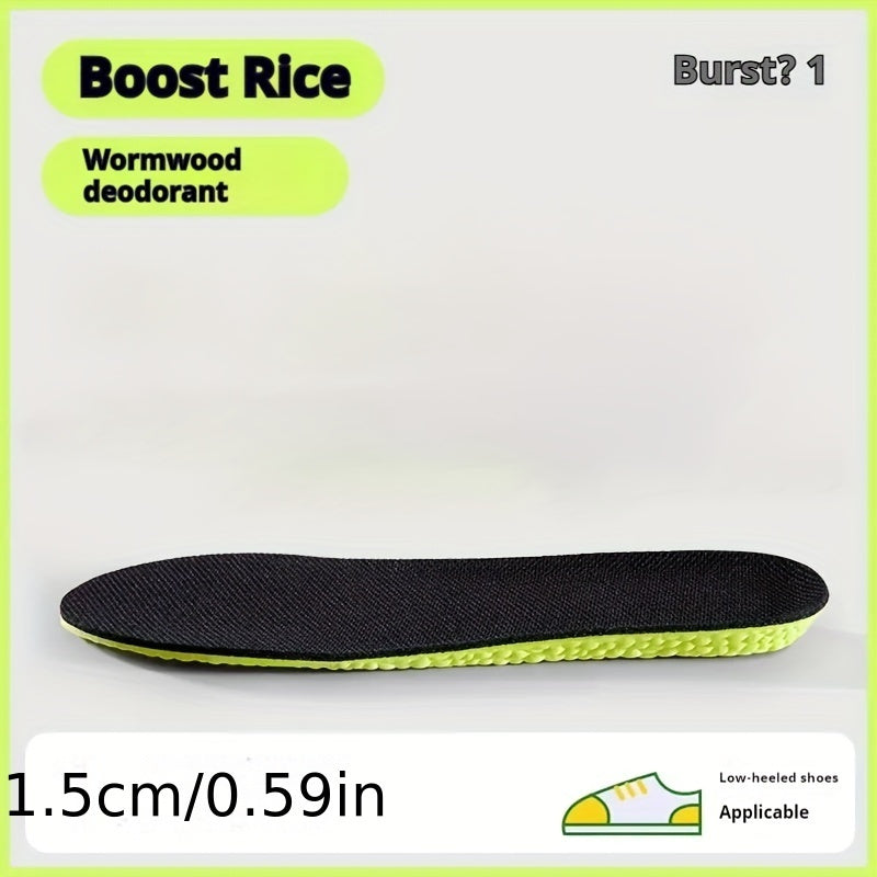 Men Women EVA Anti-Shock Insoles Breathable Comfort Indoor Sports