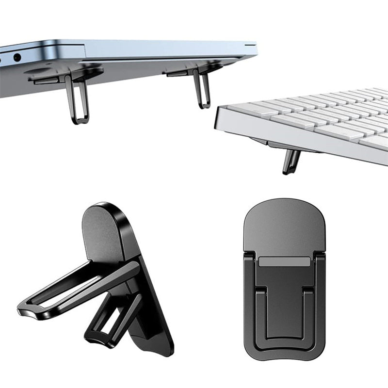 Portable Laptop Stand with Adjustable Angles and Foldable Design for Macbooks and Notebooks