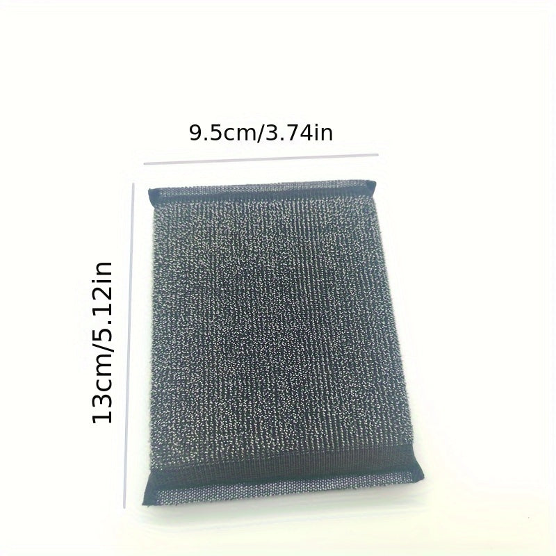 12 ta Metall Simli To'plam, Oshxona va Hammomni Tozalash uchun Premium Noxush Po'latdan Yasalgan. Mustahkam Tozalash Padlari, Chizishsiz, Zamonaviy Uslub, Shamol Shishasini Tozalash va Idishlarni Yuvish uchun Ideal.