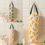 Cartoon Wall Hanging Garbage Bag Holder Storage Bag for Kitchen Organizing