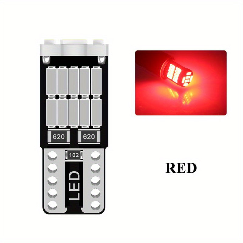 10pcs LED T10 W5W 194 501 Car Interior License Plate Signal Parking Lights