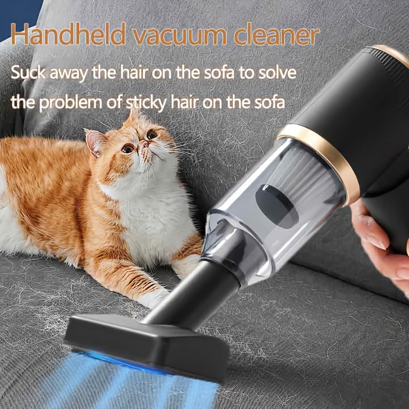 Wireless Handheld Vacuum Cleaner with Strong Suction USB Rechargeable for Home Office Car Cleaning