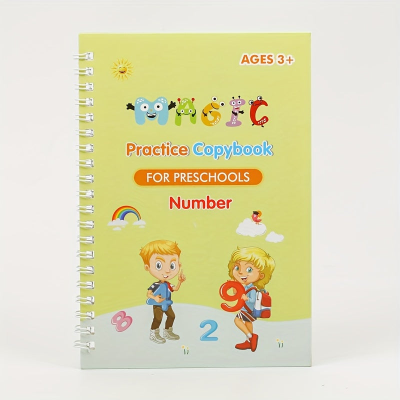 Children's Handwriting Practice Books Set of Four for Kids Age 3 Plus