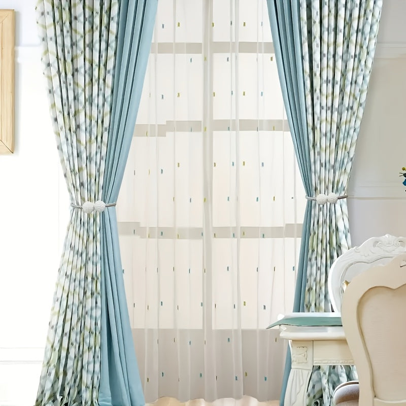 Set of 4 Vintage Magnetic Curtain Clips No-Punch Pearlized Holdbacks for Windows