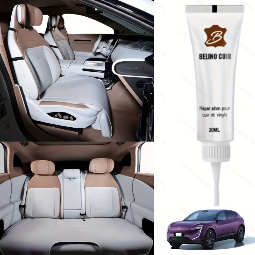 Crema de reparación de cuero para arañazos y grietas 20ml para sofá y asientos de coche