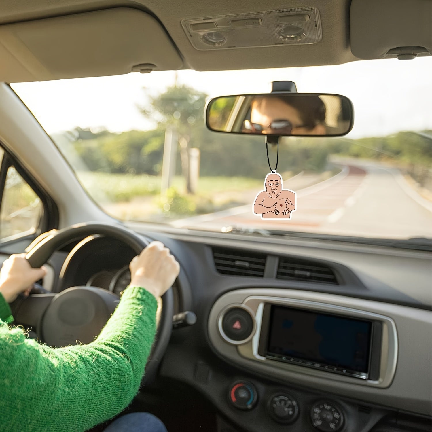 Bolalar uchun Avtomobil Havo Tozalovchi Aromaterapiya Planshet Ichki Dekor Pendenti