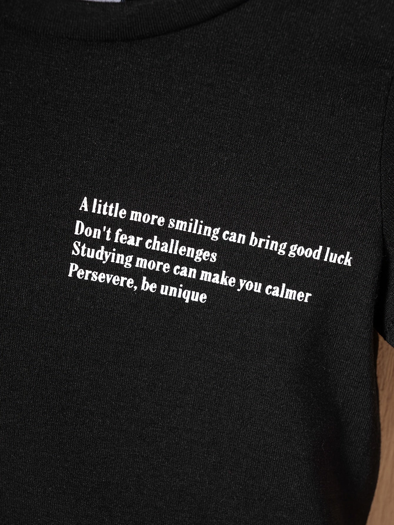 Baby Boy Clothing Set 2pcs Slogan T-Shirt and Shorts Summer Cotton Knit