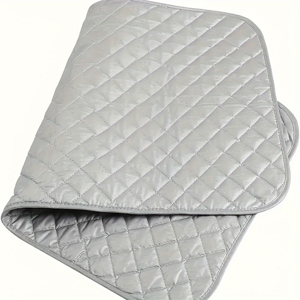 Portable Ironing Pad Silver-Plated Cotton Heat-Resistant Travel Laundry Mat