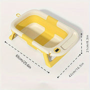 Collapsible Bathtub for Home with Spacious Design and Temperature Sensing