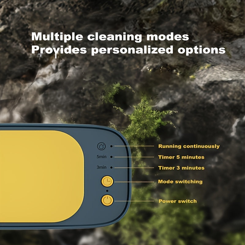 Rechargeable Ultrasonic Cleaner for Jewelry Watches Glasses Chemical-Free Vibration USB Powered