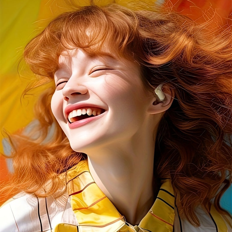 Wireless On-Ear Earbuds with HD Calling and HIFI Bass for Android and iPhone