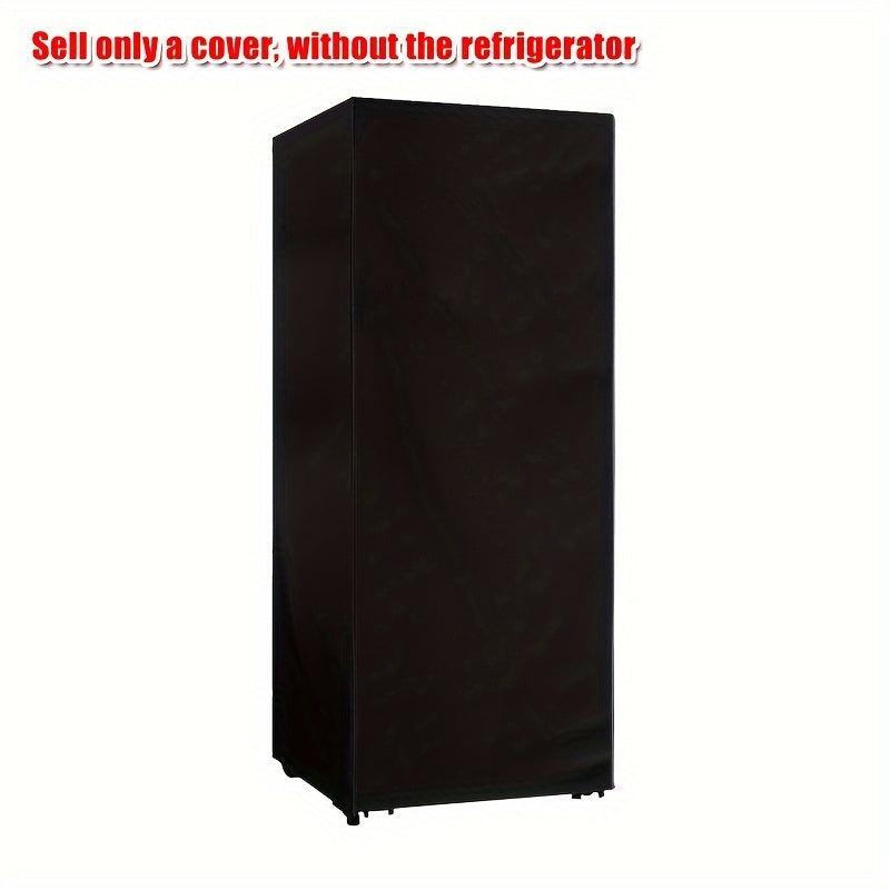 Outdoor Polyester Refrigerator Cover Waterproof Dustproof Vertical Stand Protector