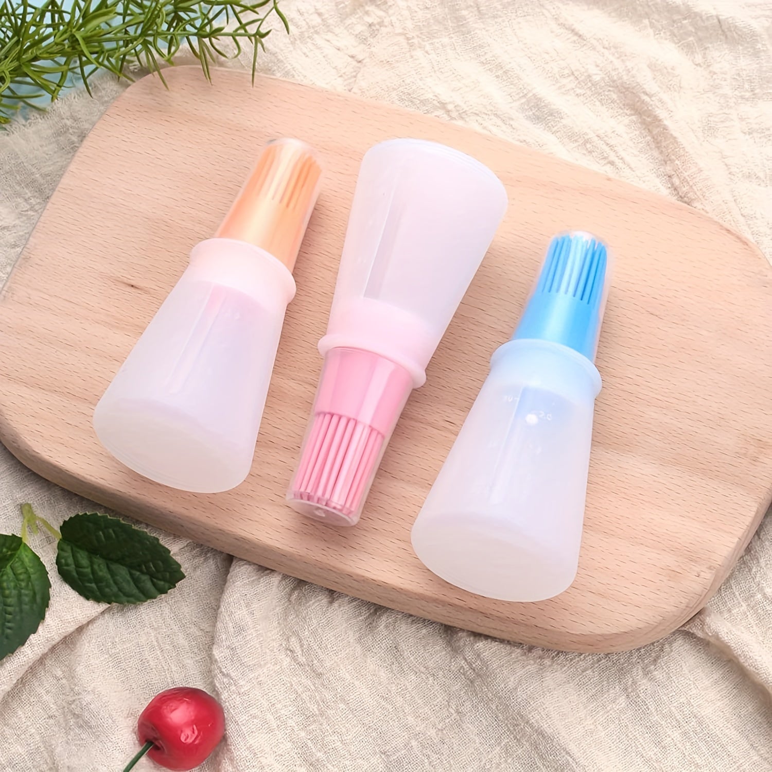 Silicone Basting Brush with Oil Dispenser for BBQ and Baking Food Grade Organic Silicone