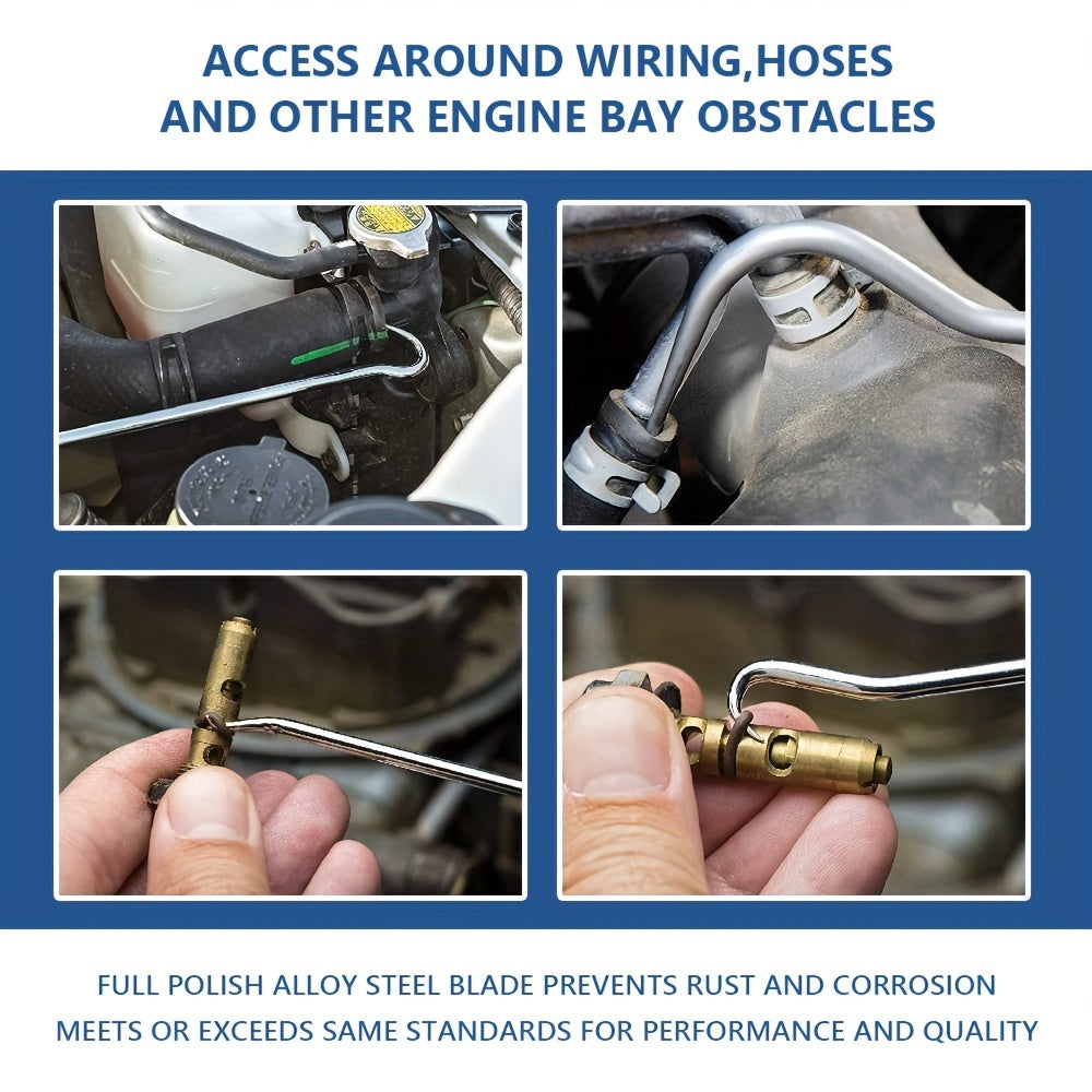 10 Pack Pick and Hook Set Extra Long O-Ring and Seal Remover Soft Grip Assorted Shapes