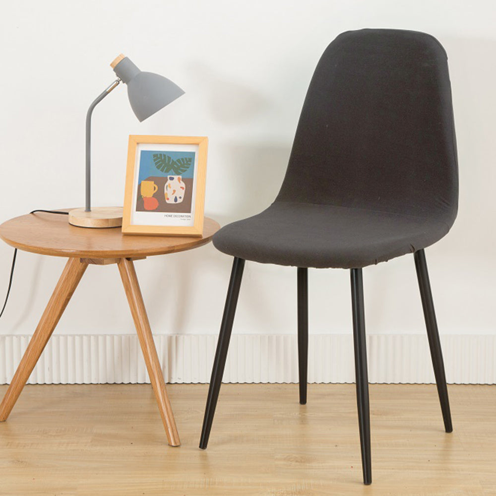 Sıx rangda, elastik bant bilan ushlovchi sut poliesteridan yasalgan cho'zilgan qopqoq stul.