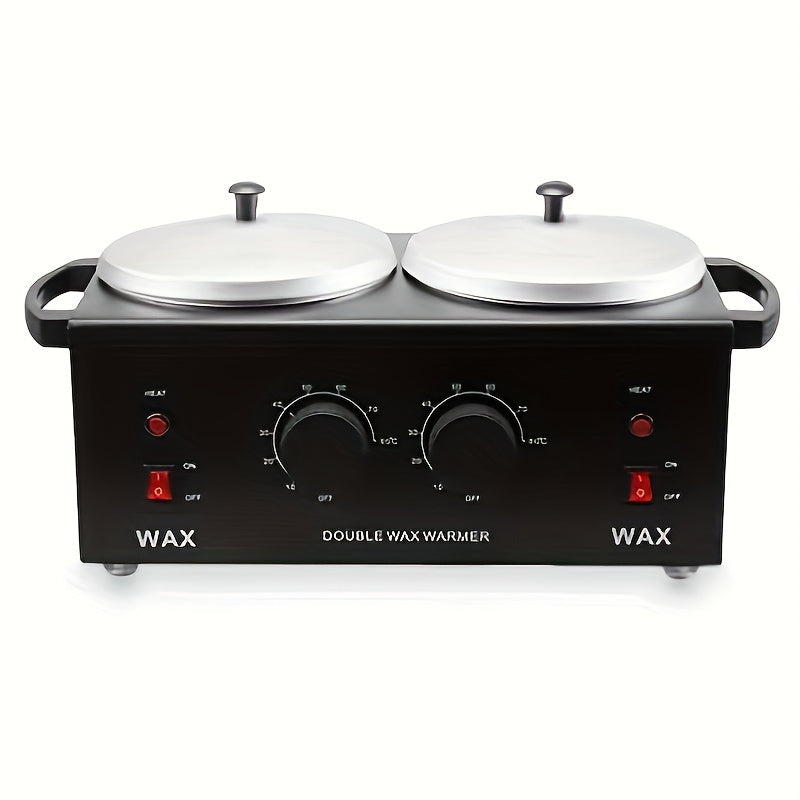 Salonlarda professional soch olib tashlash uchun sozlanadigan haroratga ega ikki tomonlama mum mashinasi.