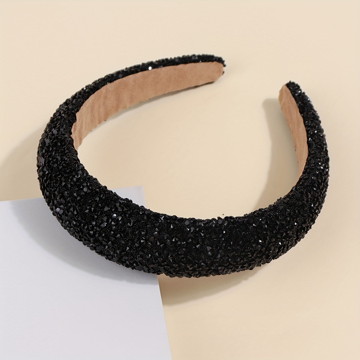 Women’s Baroque Rhinestone Headband Colorful Elegant Hair Accessory for Daily Wear